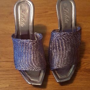 Silver lilita sandals